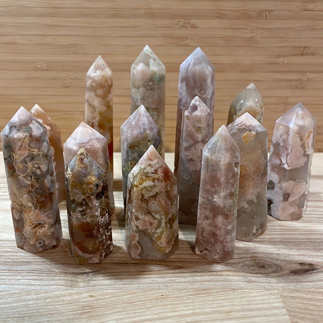 Flower Agate Points