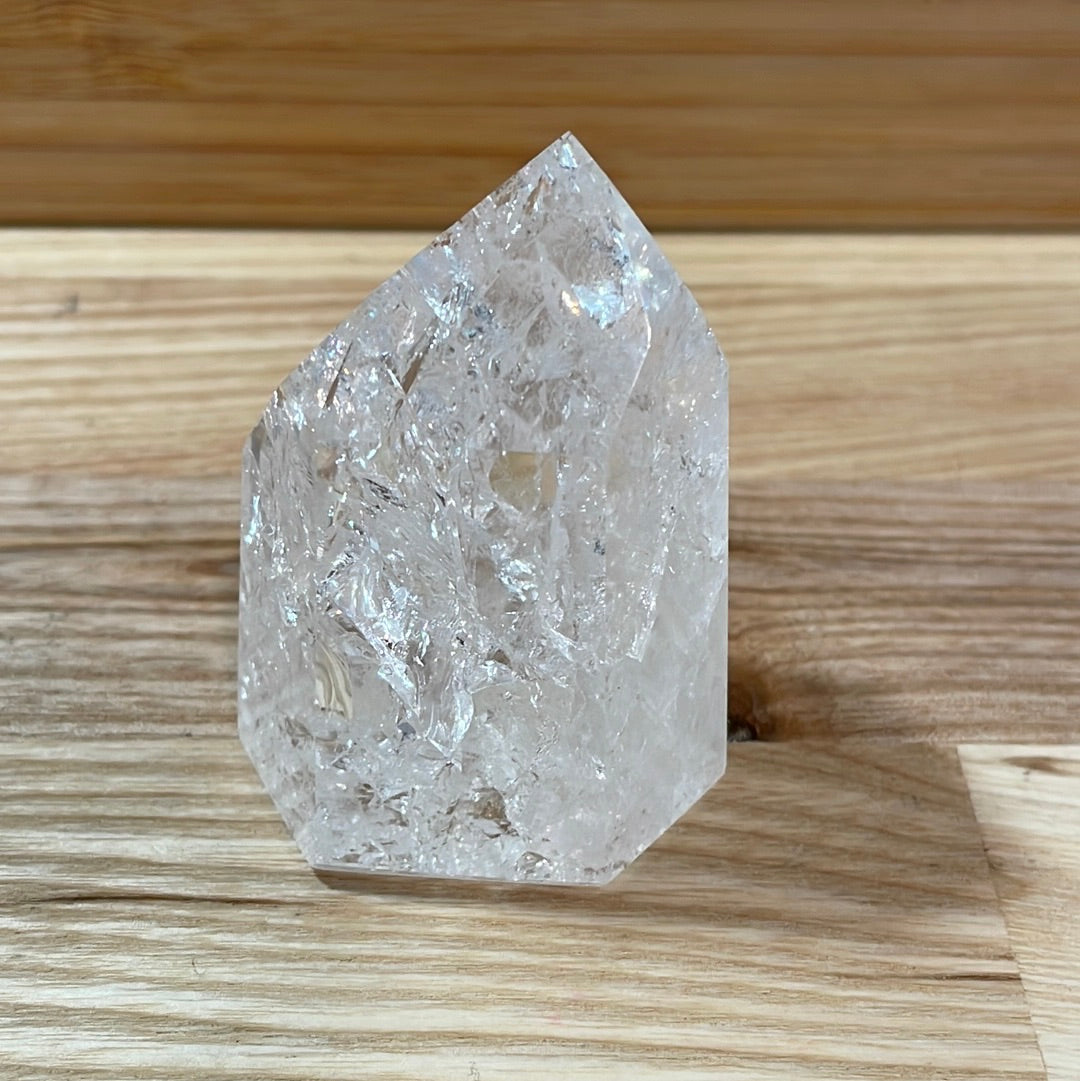 Crackle Quartz Point - CQ6