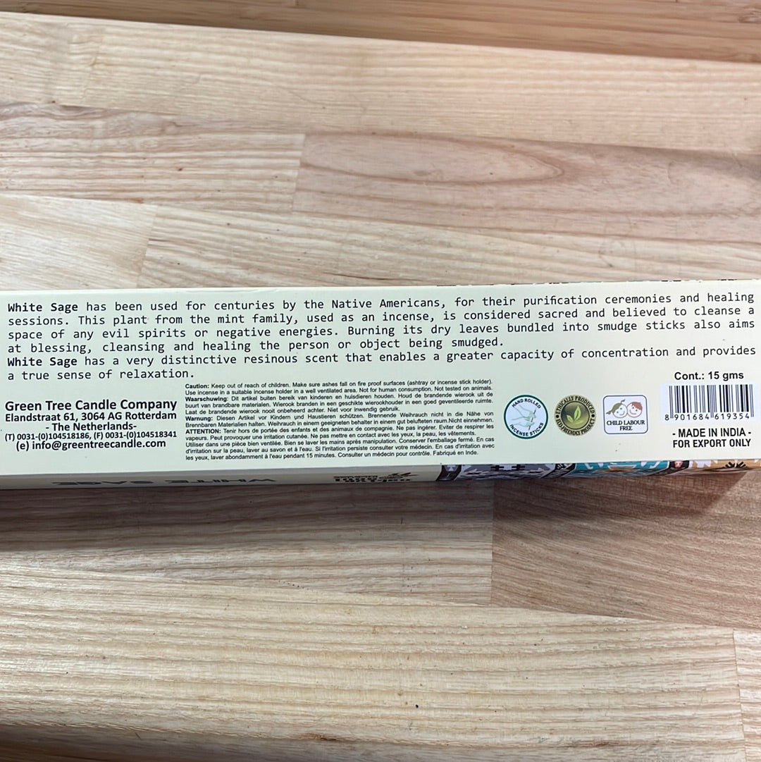 Native Soul White Sage Incense