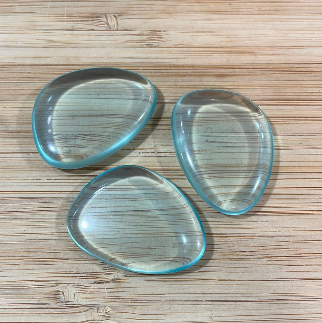 Blue Obsidian Worry Stone