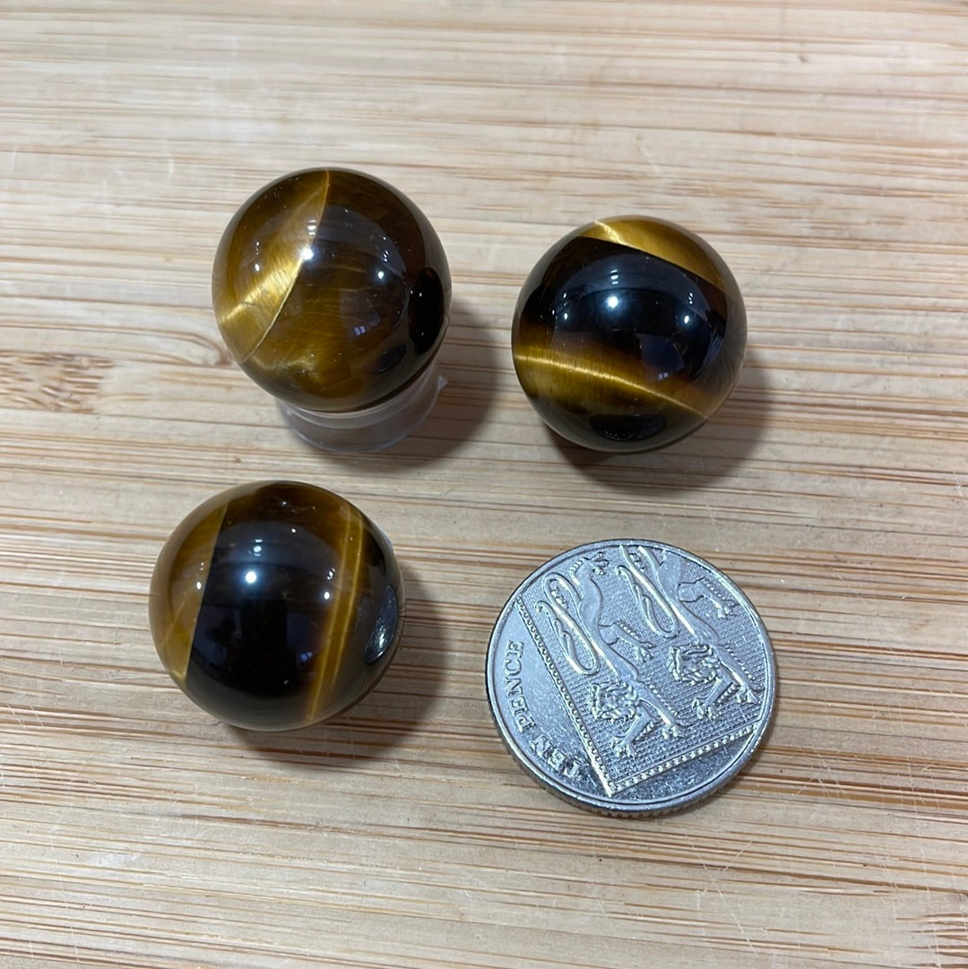 Tigers Eye Gold Mini Sphere