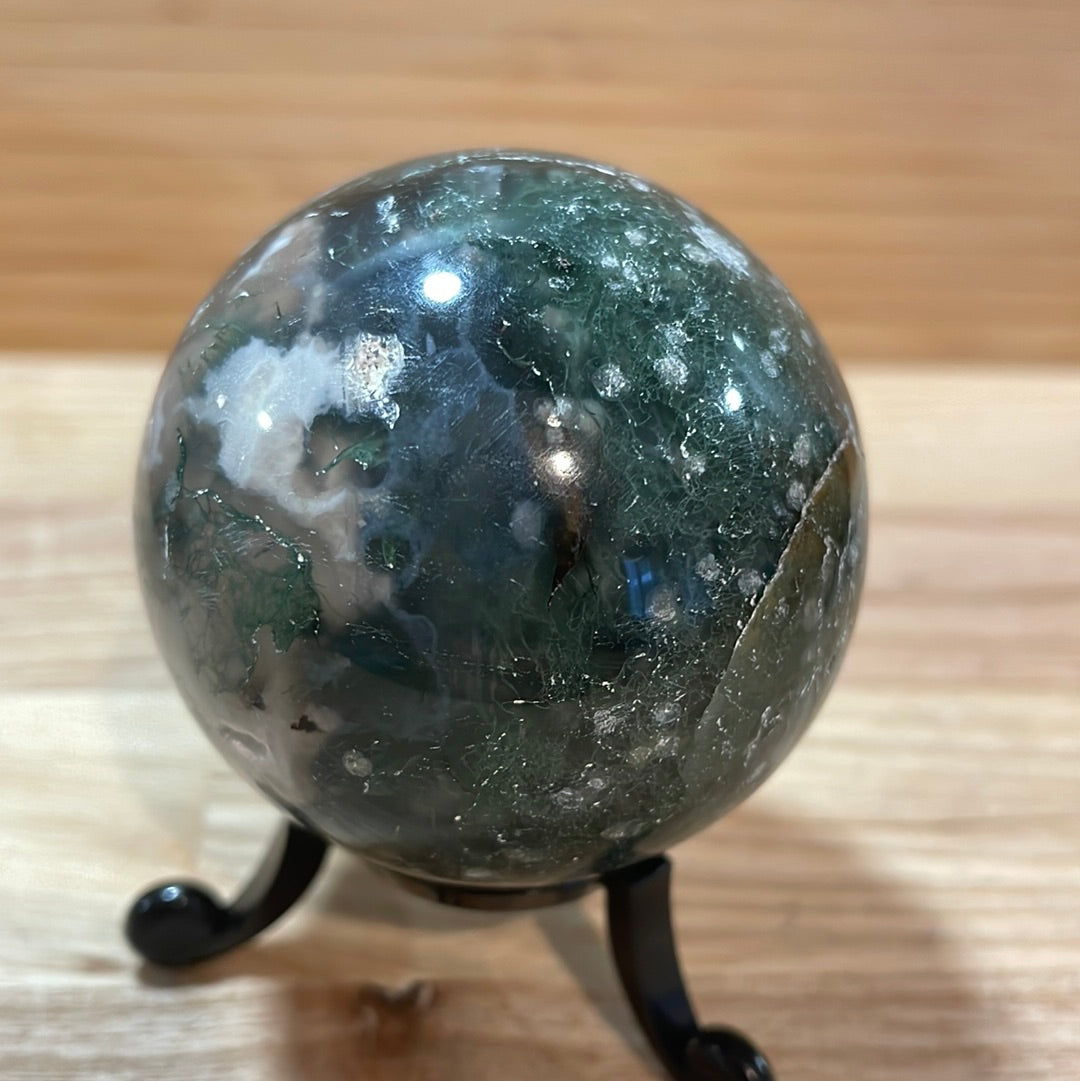 Moss Agate Sphere