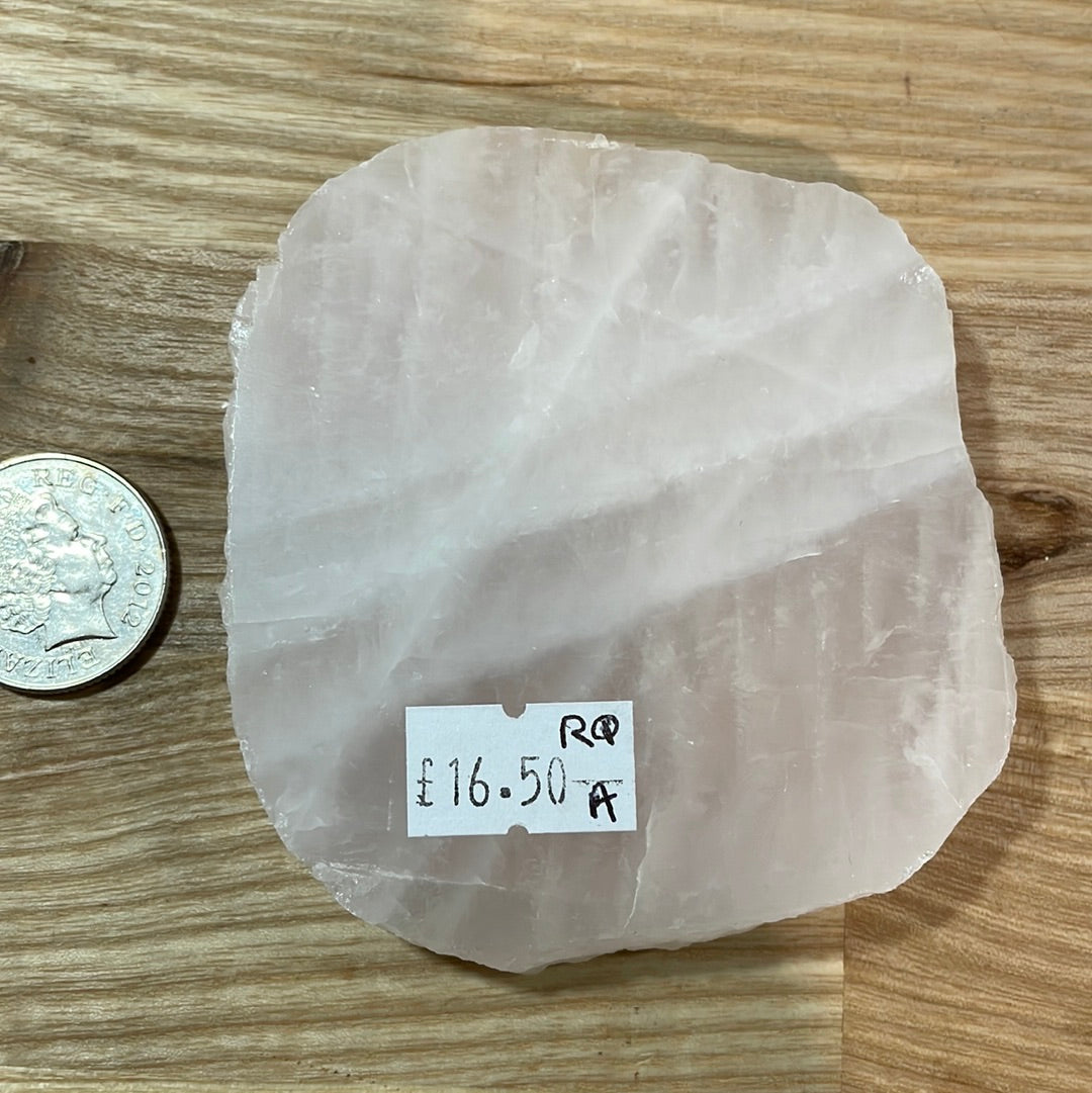 Rose Quartz Slice