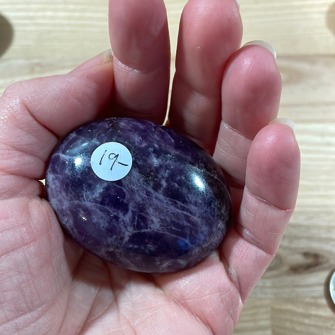 Lepidolite Palmstone