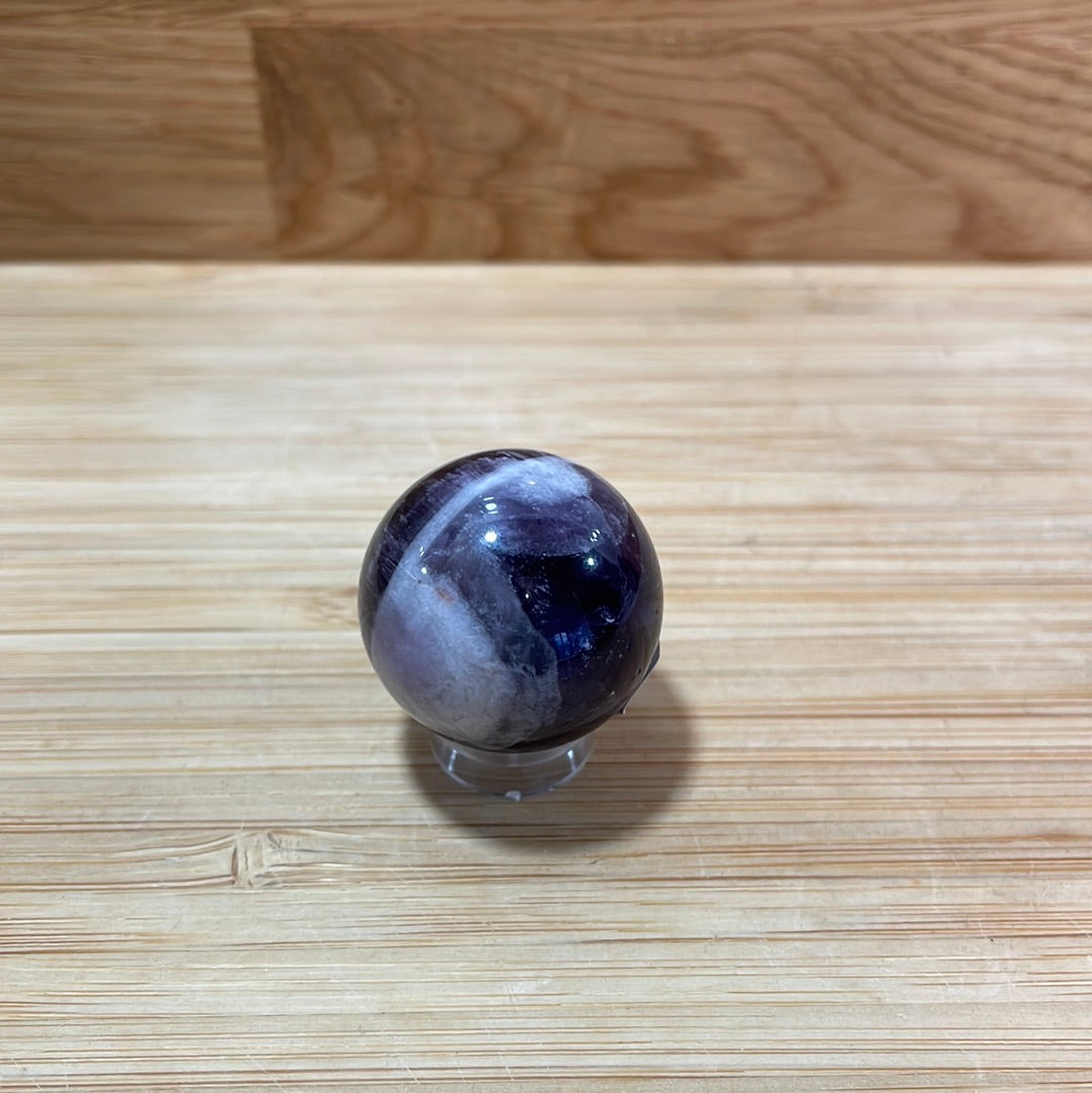 Chevron Amethyst Sphere 25mm