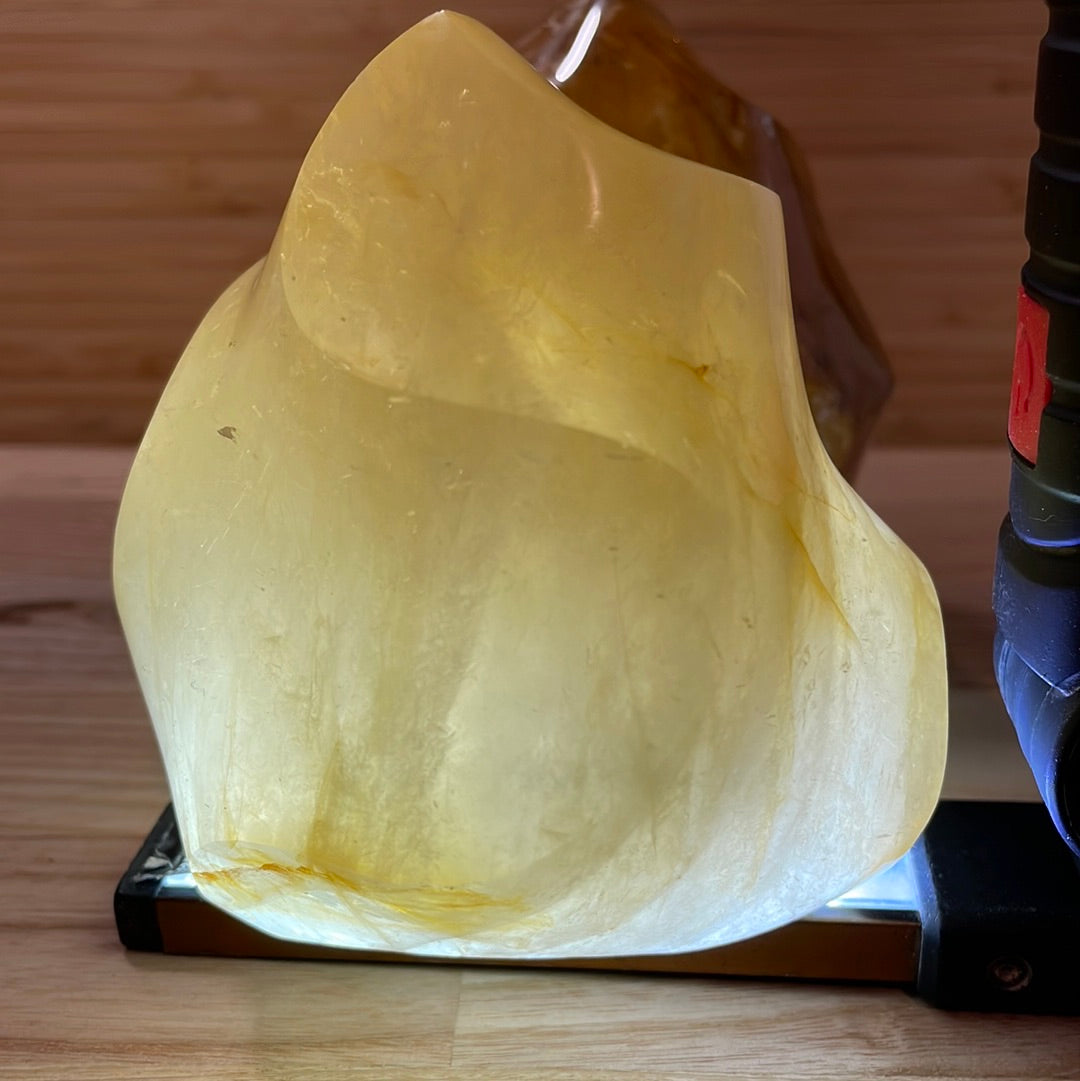 Golden Healer Quartz Flame