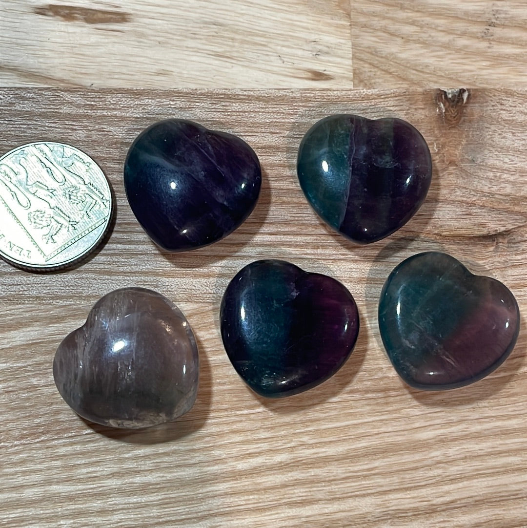 Fluorite Heart (mini)
