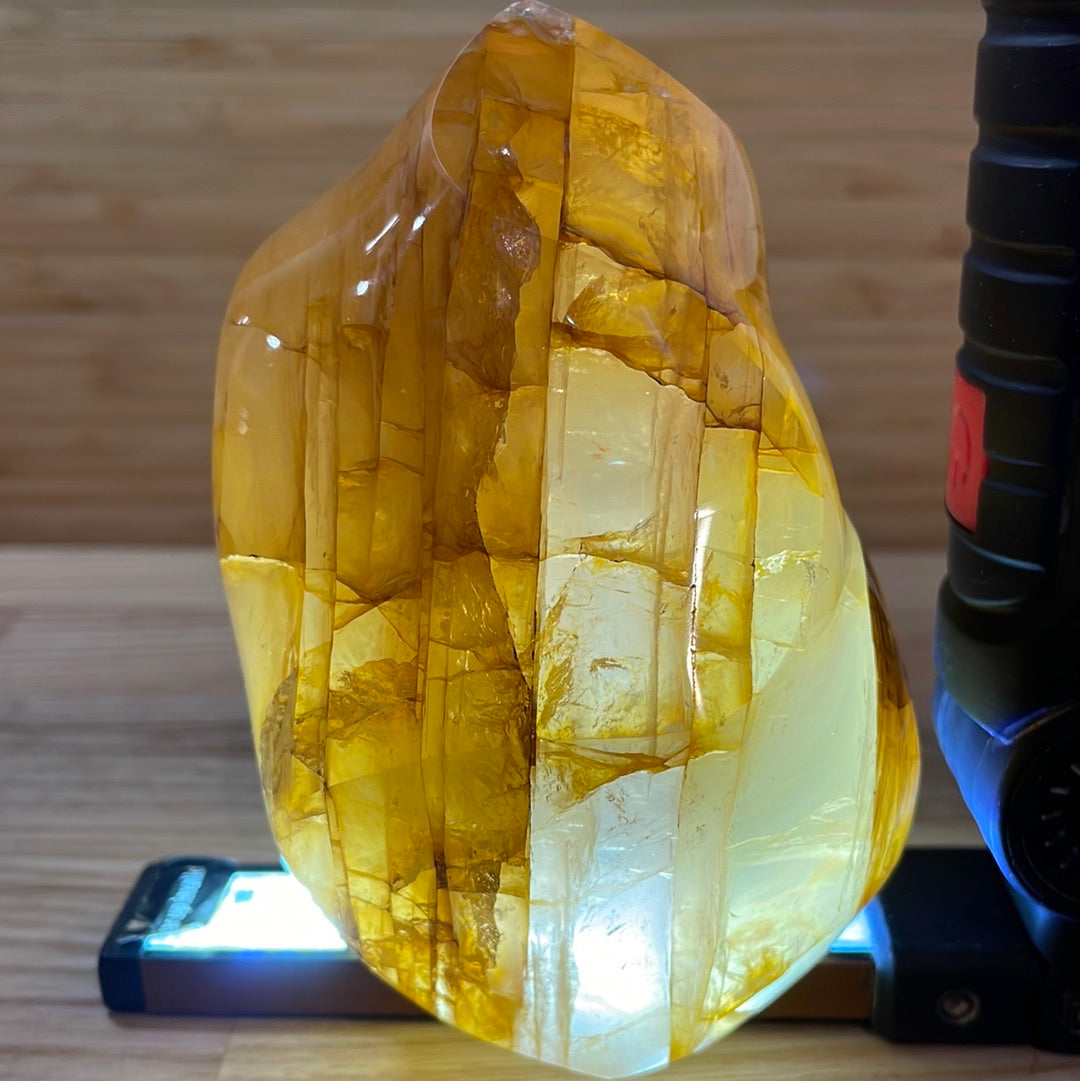 Golden Healer Quartz Flame