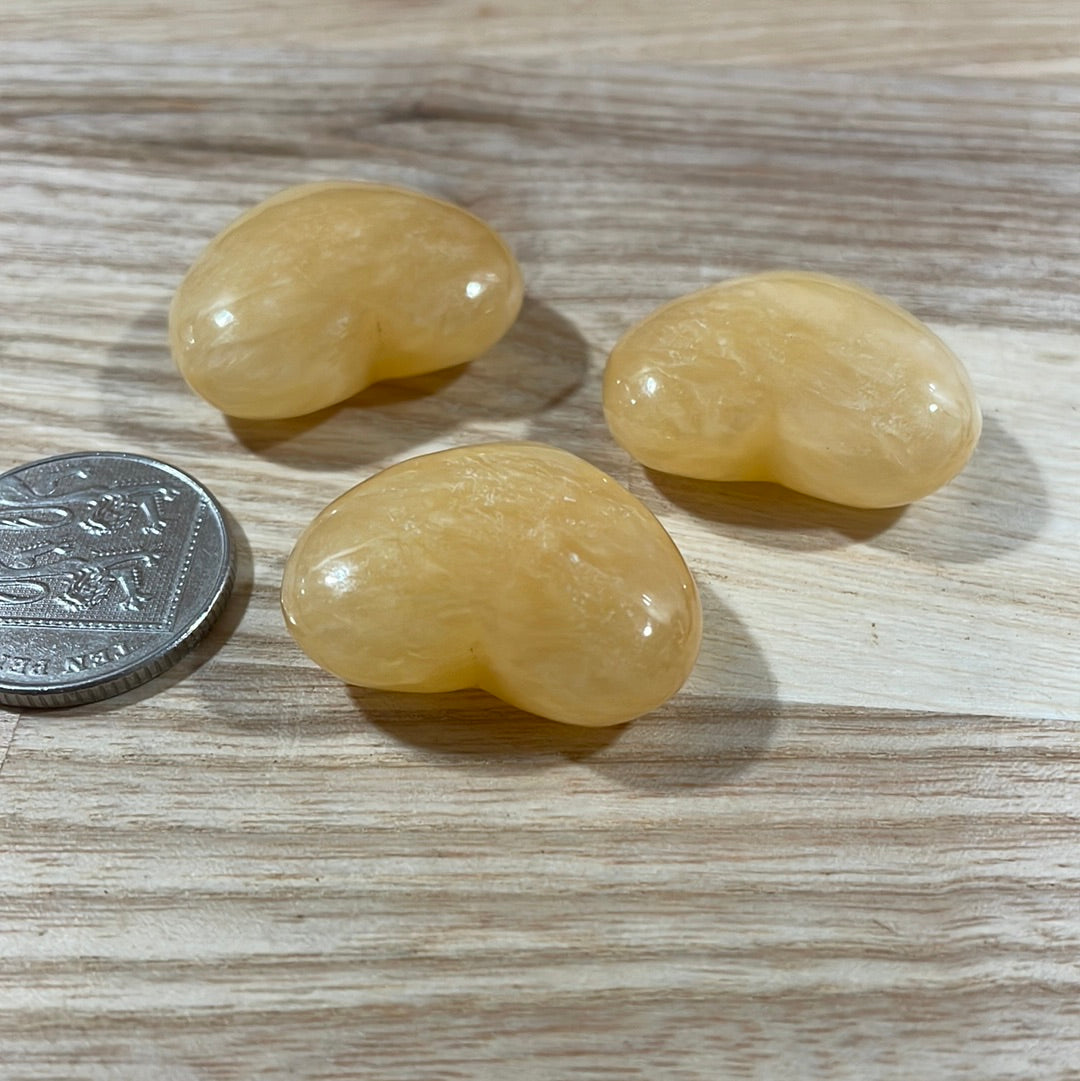 Orange Calcite Heart (small)