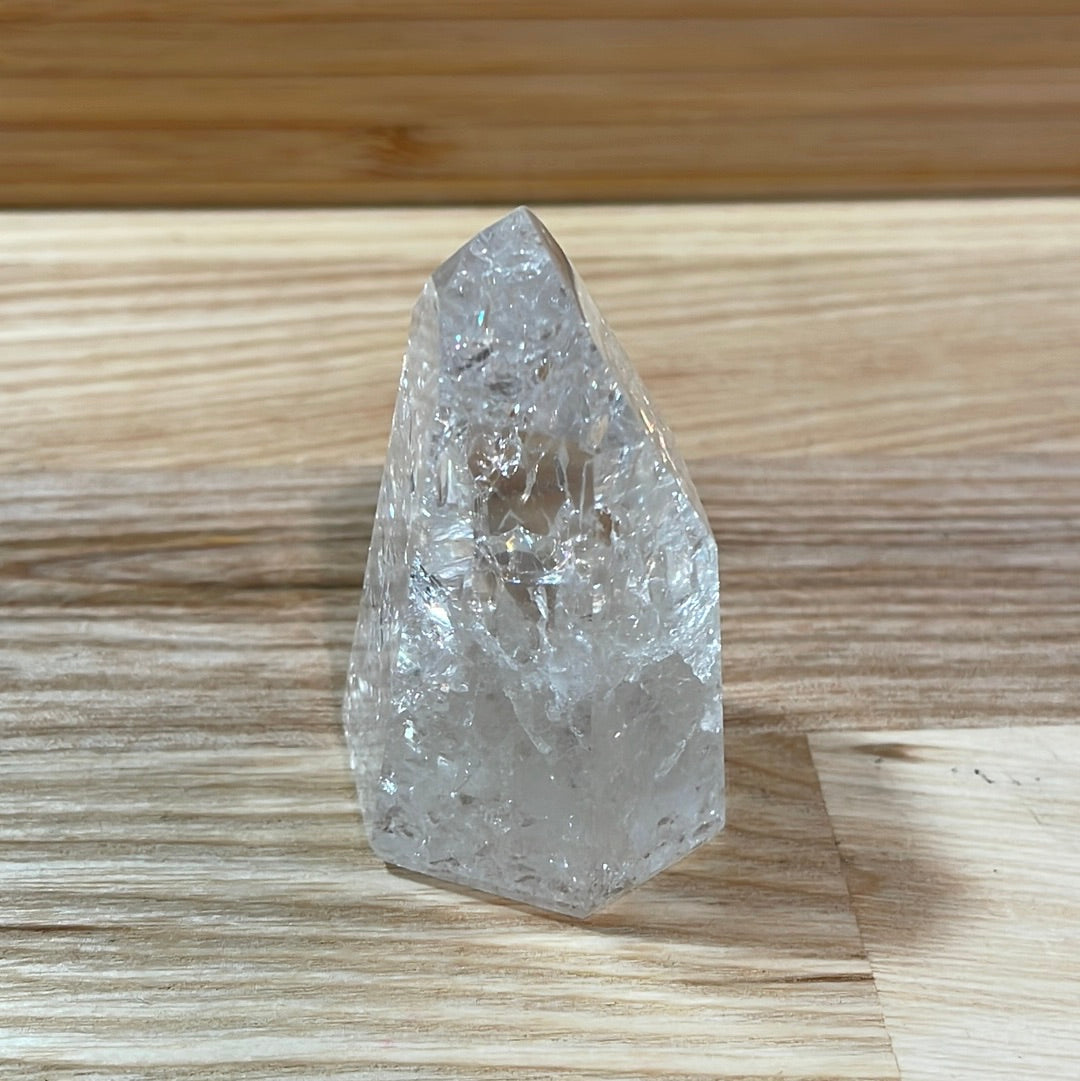 Crackle Quartz Point - CQ4