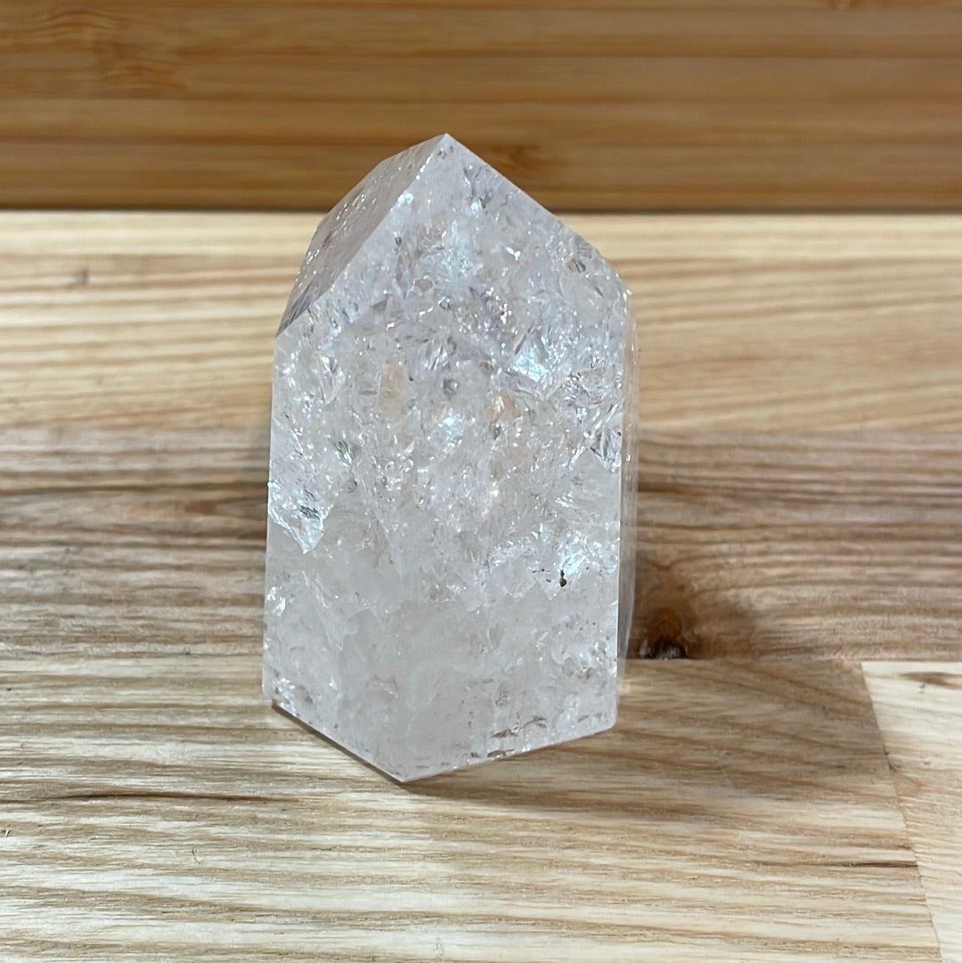 Crackle Quartz Point - CQ6