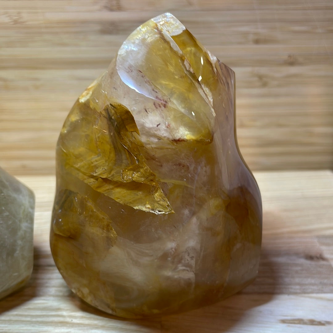 Golden Healer Quartz Flame