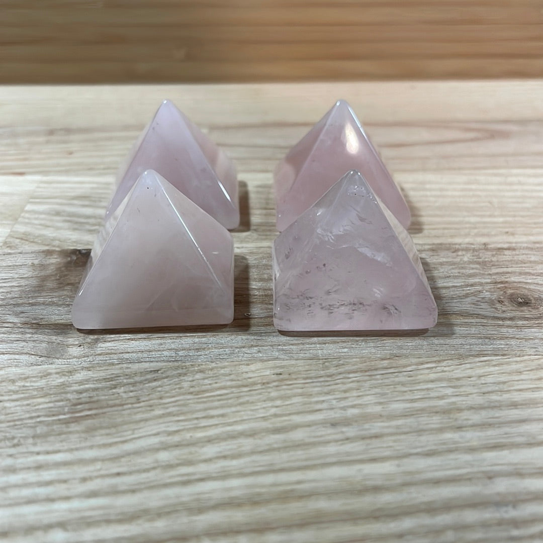 Rose Quartz Pyramid (small)