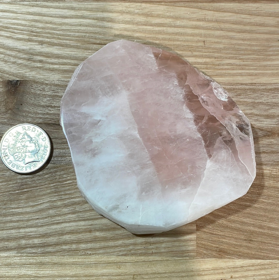 Rose Quartz Slice