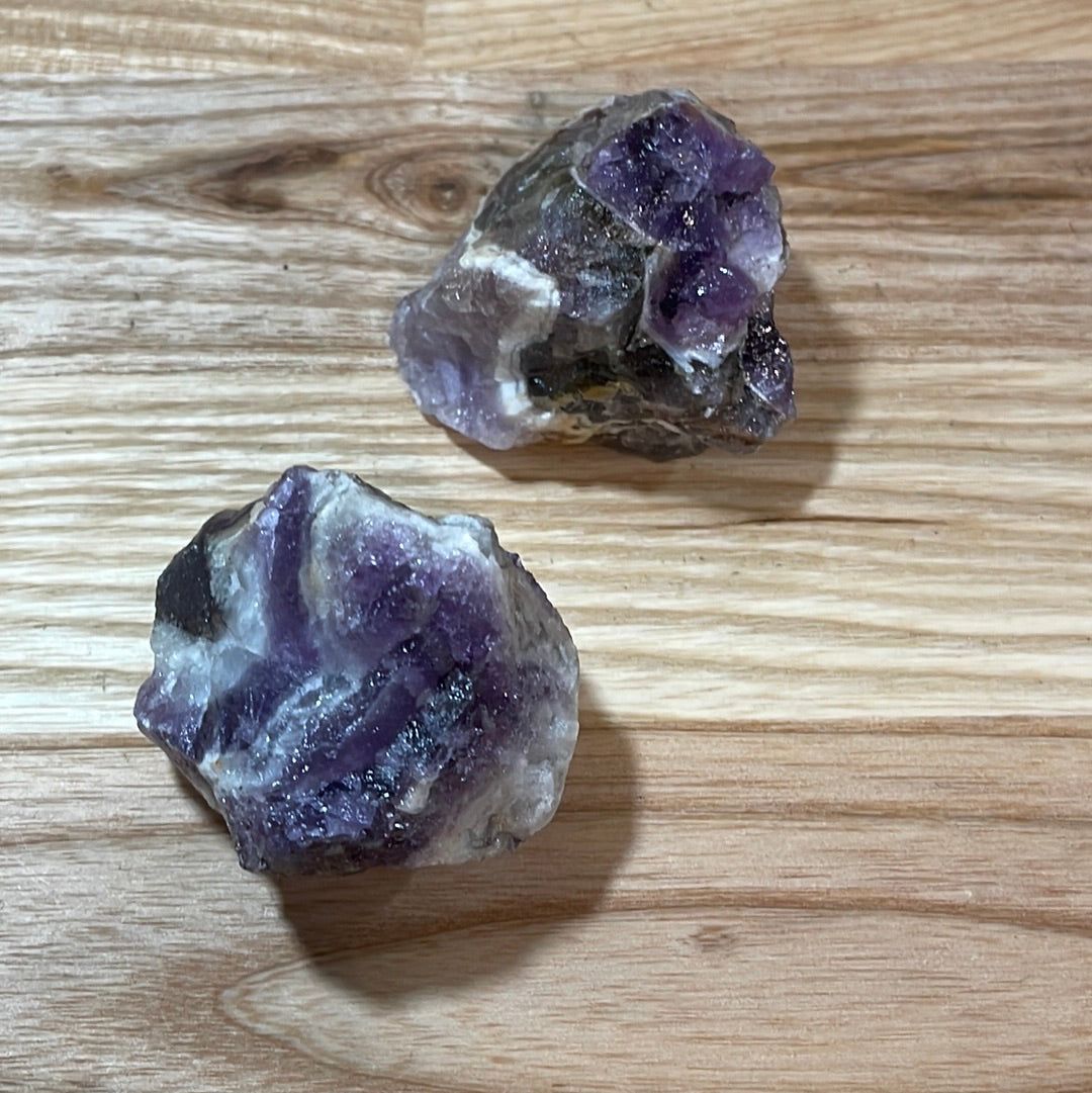 Chevron Amethyst Raw Chunks