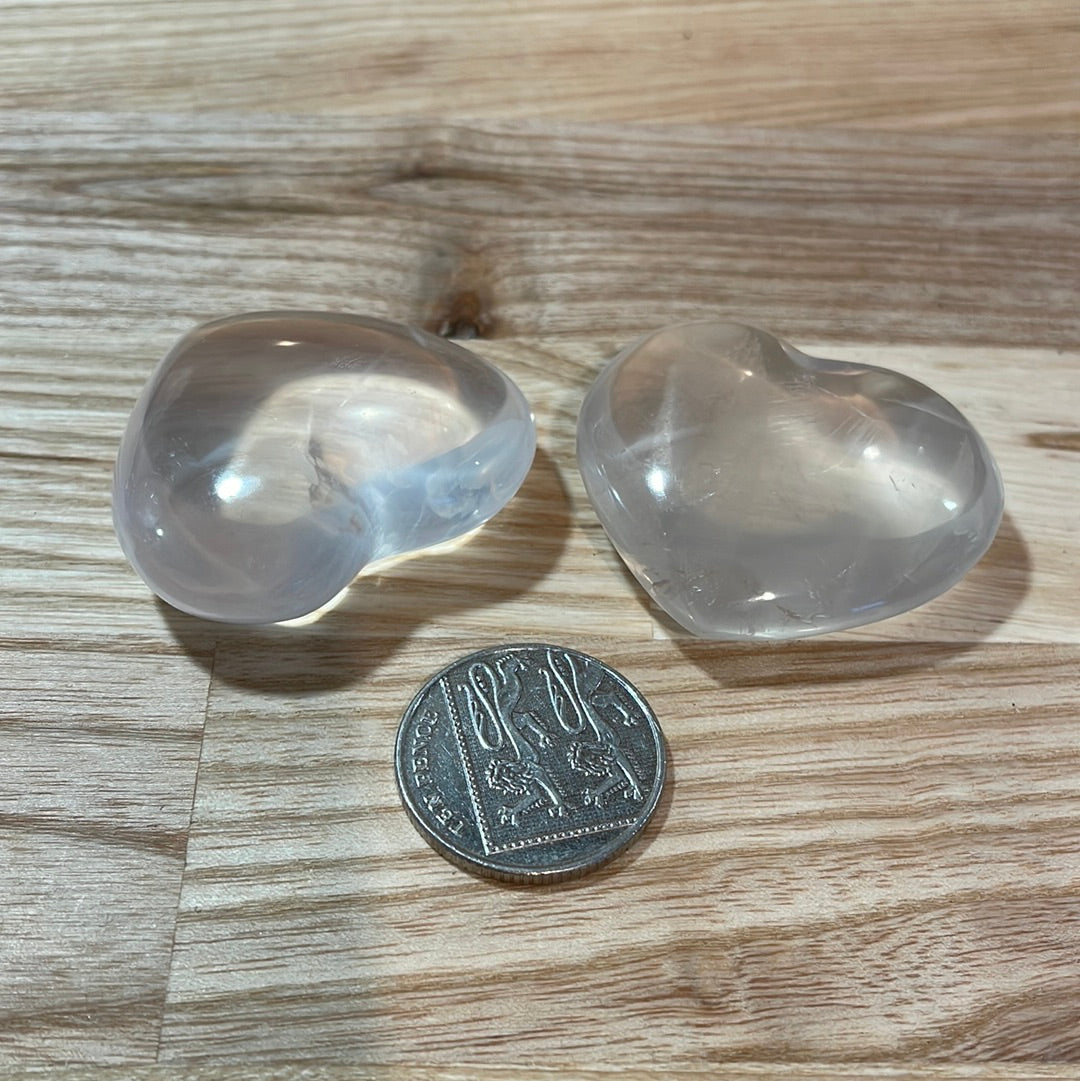 Clear Quartz Heart (medium)