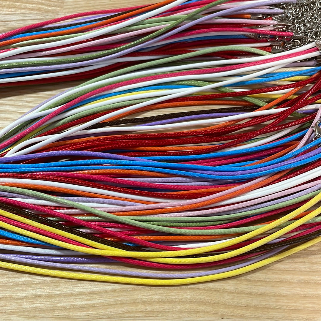 Waxed Necklace Cords - Multi