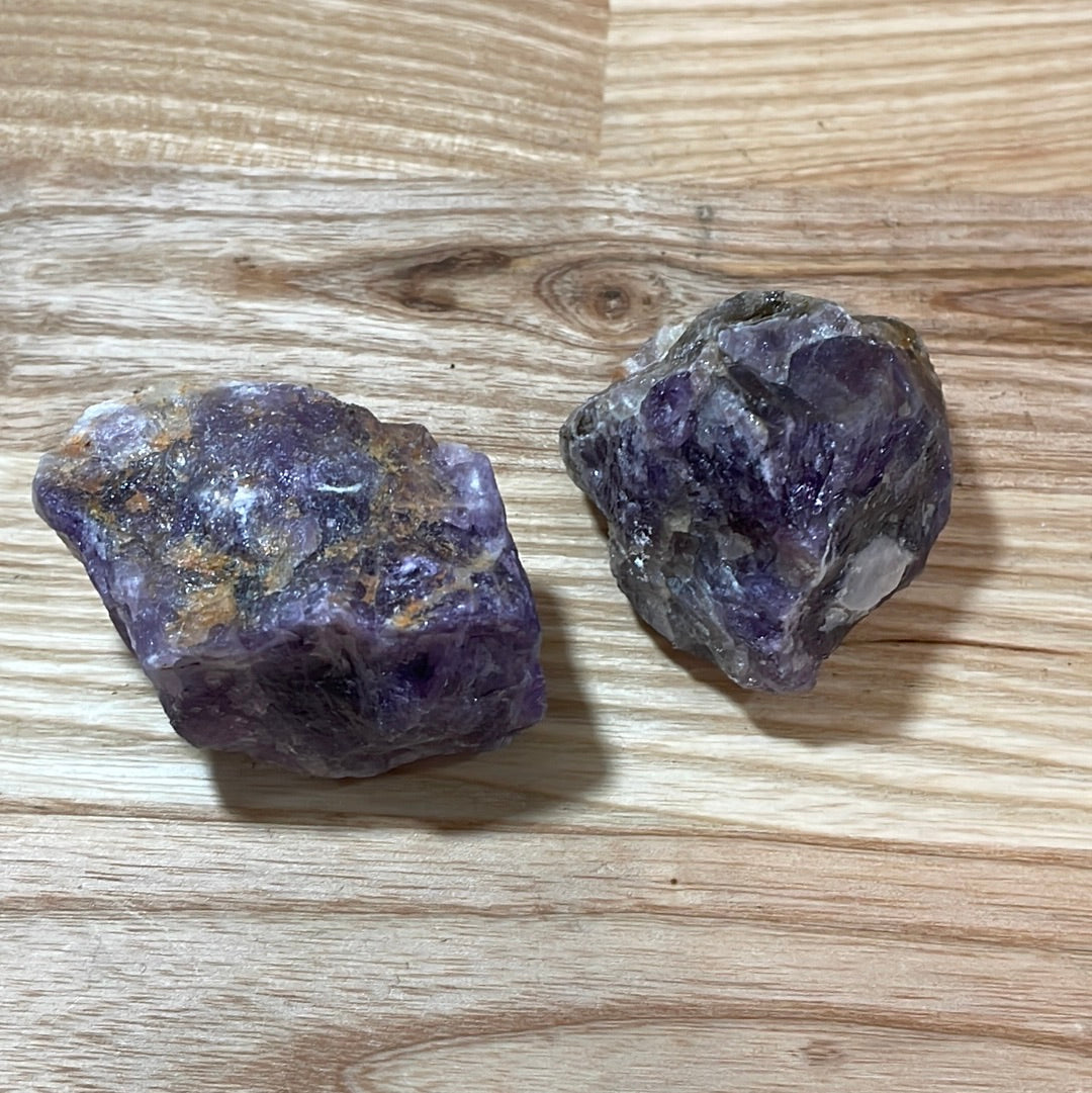 Chevron Amethyst Raw Chunks