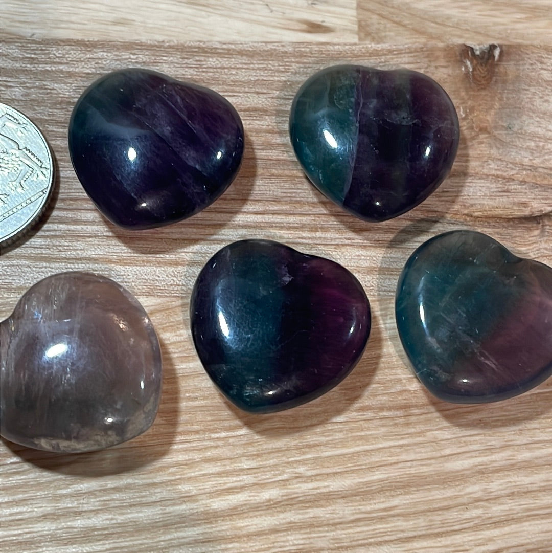 Fluorite Heart (mini)