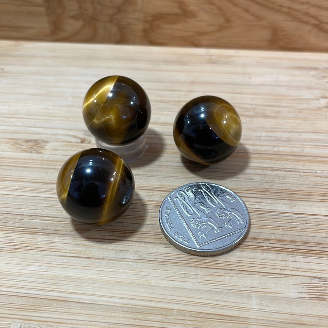 Tigers Eye Gold Mini Sphere