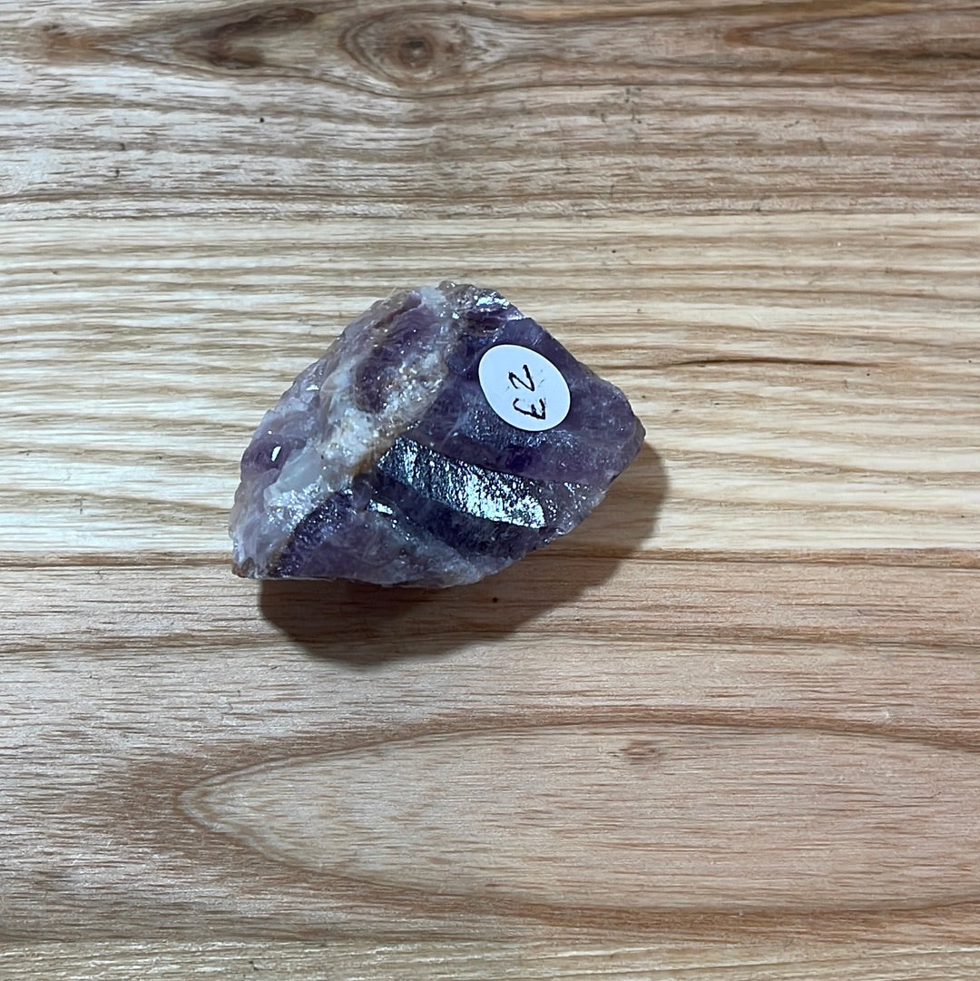 Chevron Amethyst Raw Chunks