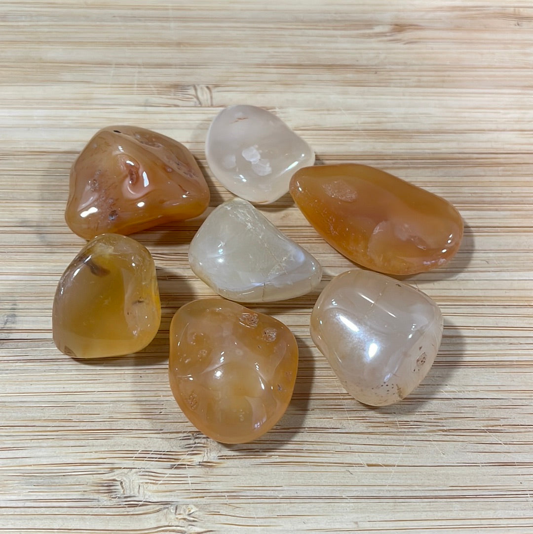Carnelian (Yellow) Tumblestone