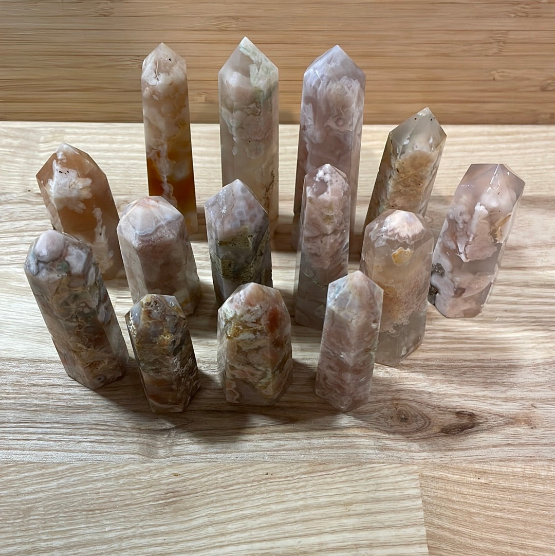 Flower Agate Points