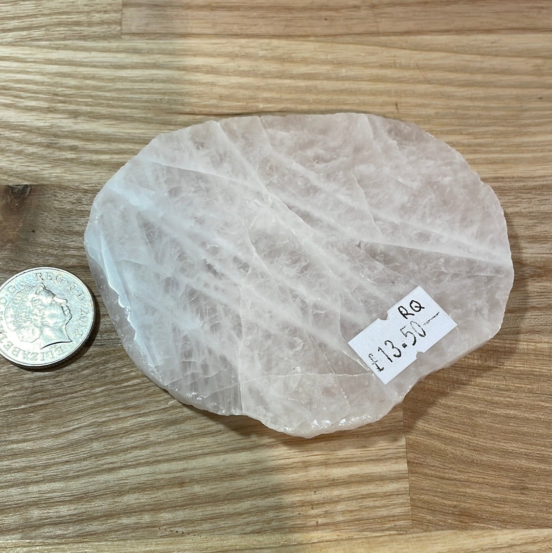 Rose Quartz Slice