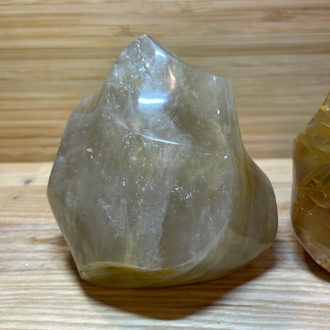 Golden Healer Quartz Flame