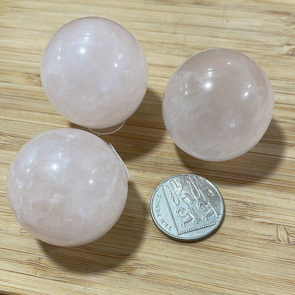 Rose Quartz Sphere 35mm