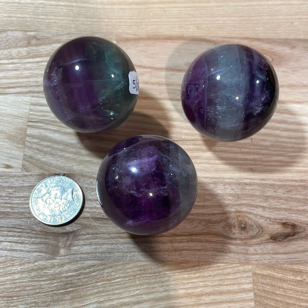 Fluorite Spheres - Rainbow ‘A’ Grade