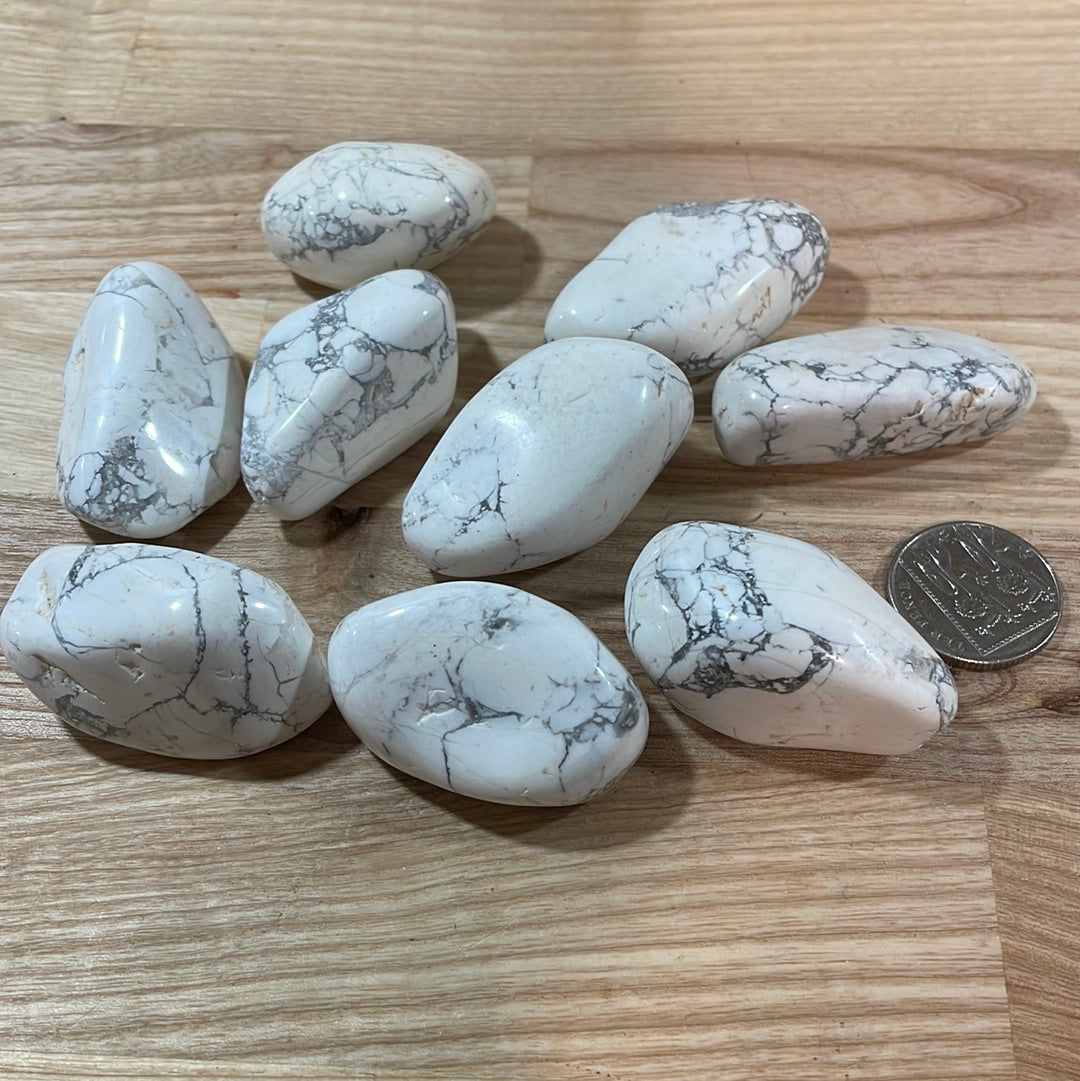 White Howlite Pebble
