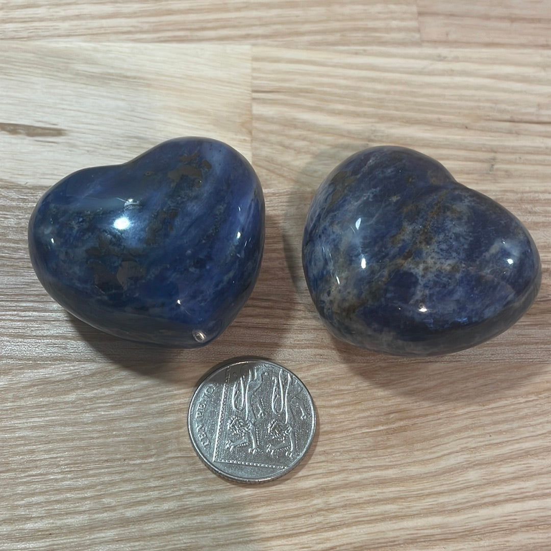 Sodalite Puffy Heart
