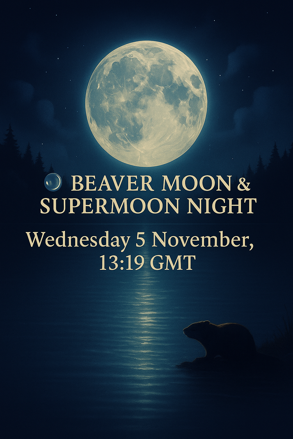 November Beaver Supermoon 🦫