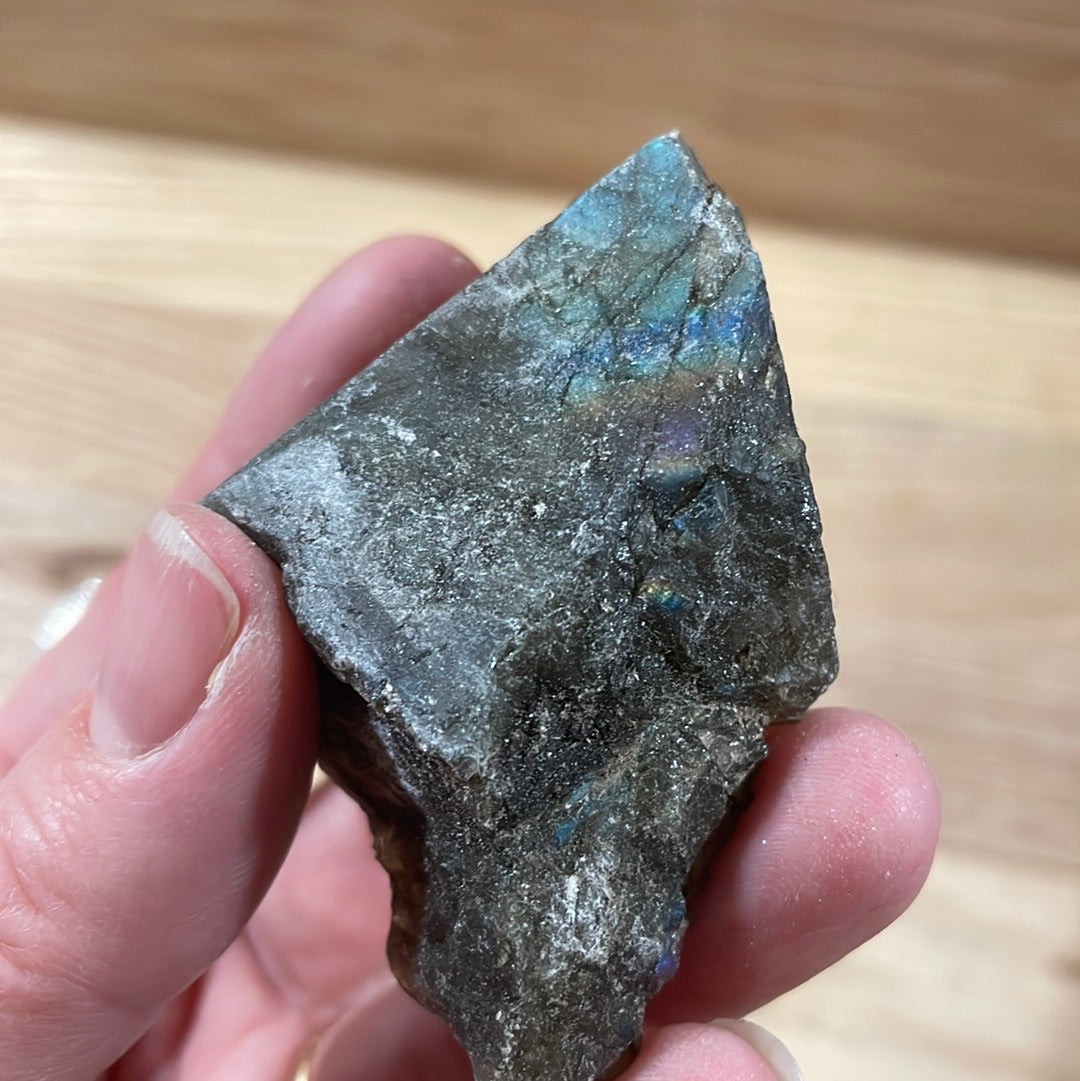 Labradorite - Raw with polished front