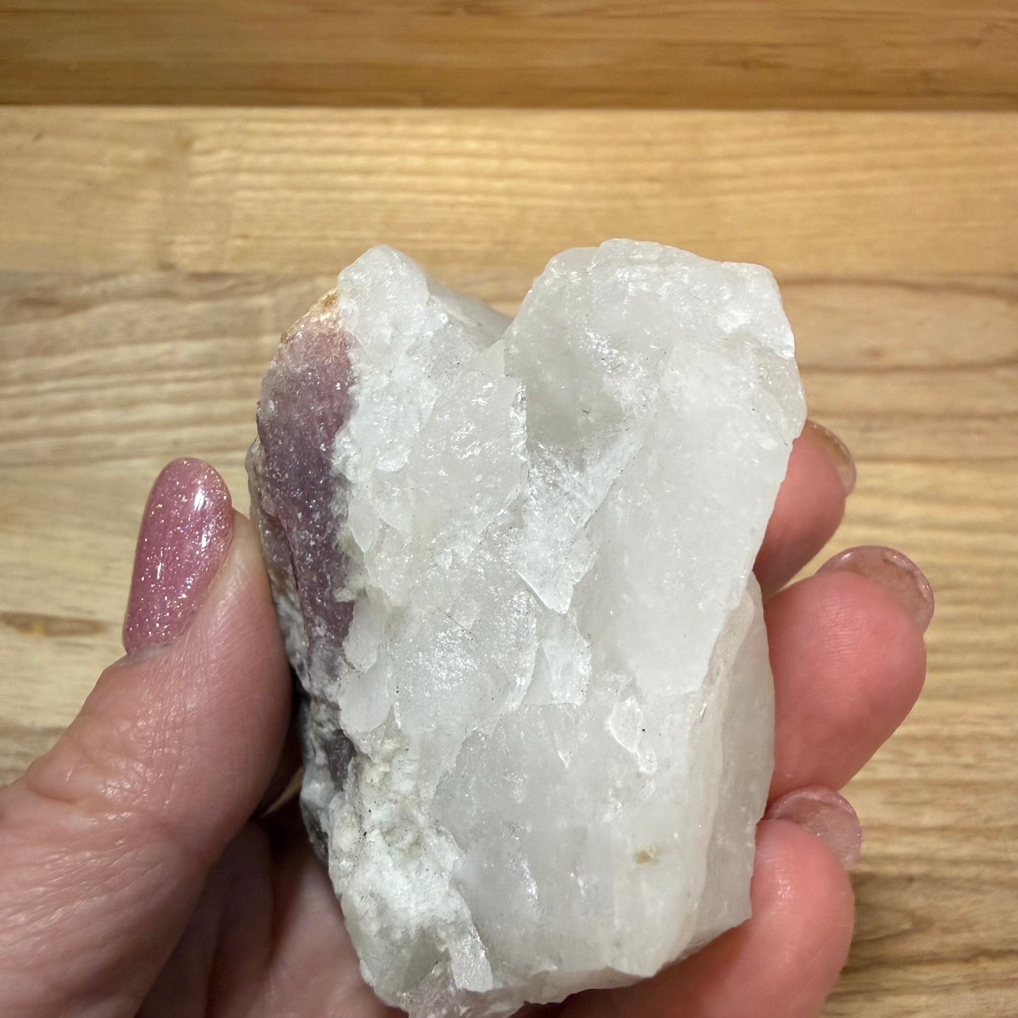 Pink Tourmaline in Quartz Matrix