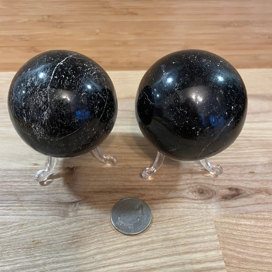 Black Tourmaline Sphere (approx 70mm)
