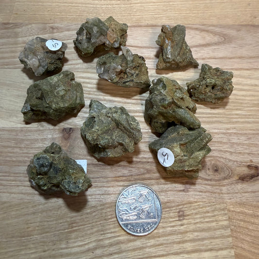 Epidote in Quartz