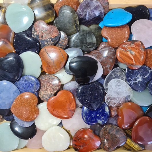 Flat Crystal Hearts