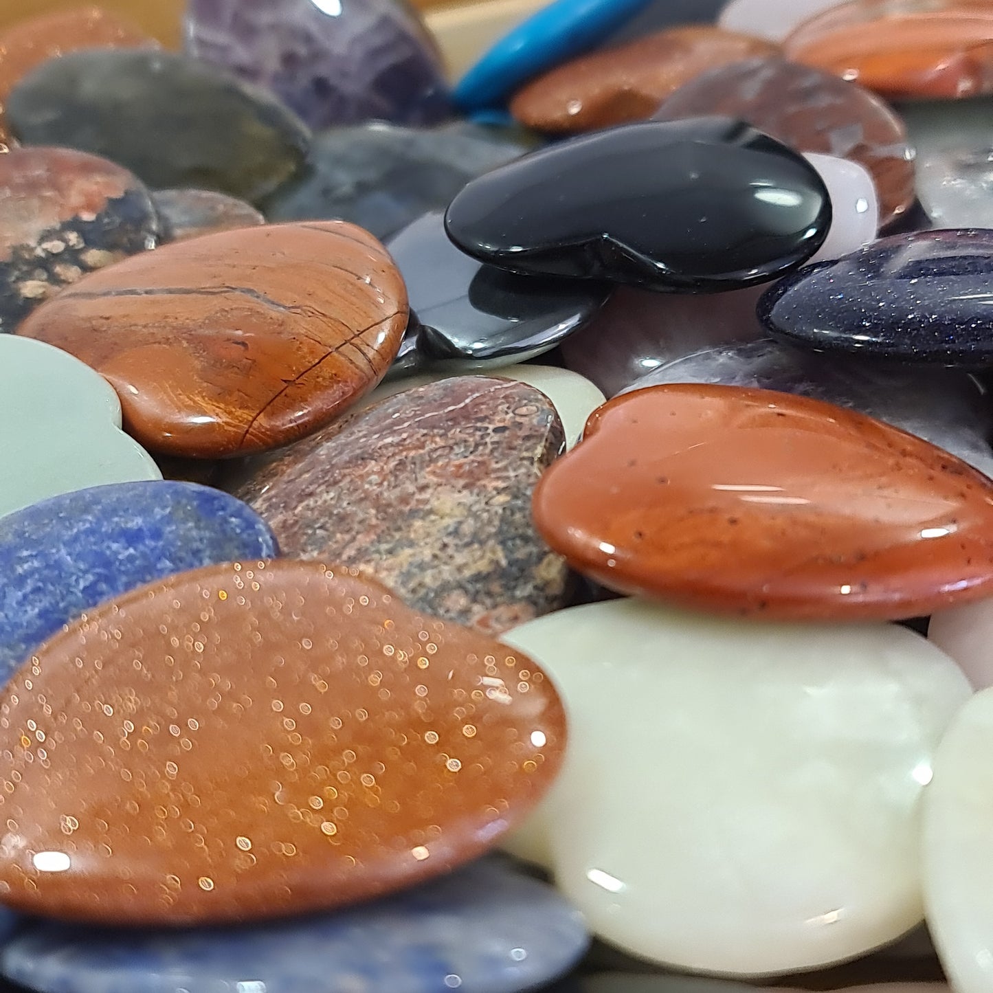 Flat Crystal Hearts