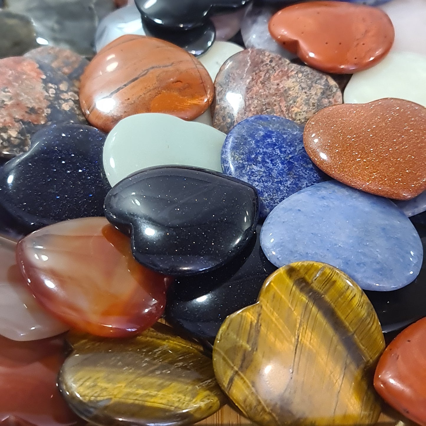Flat Crystal Hearts