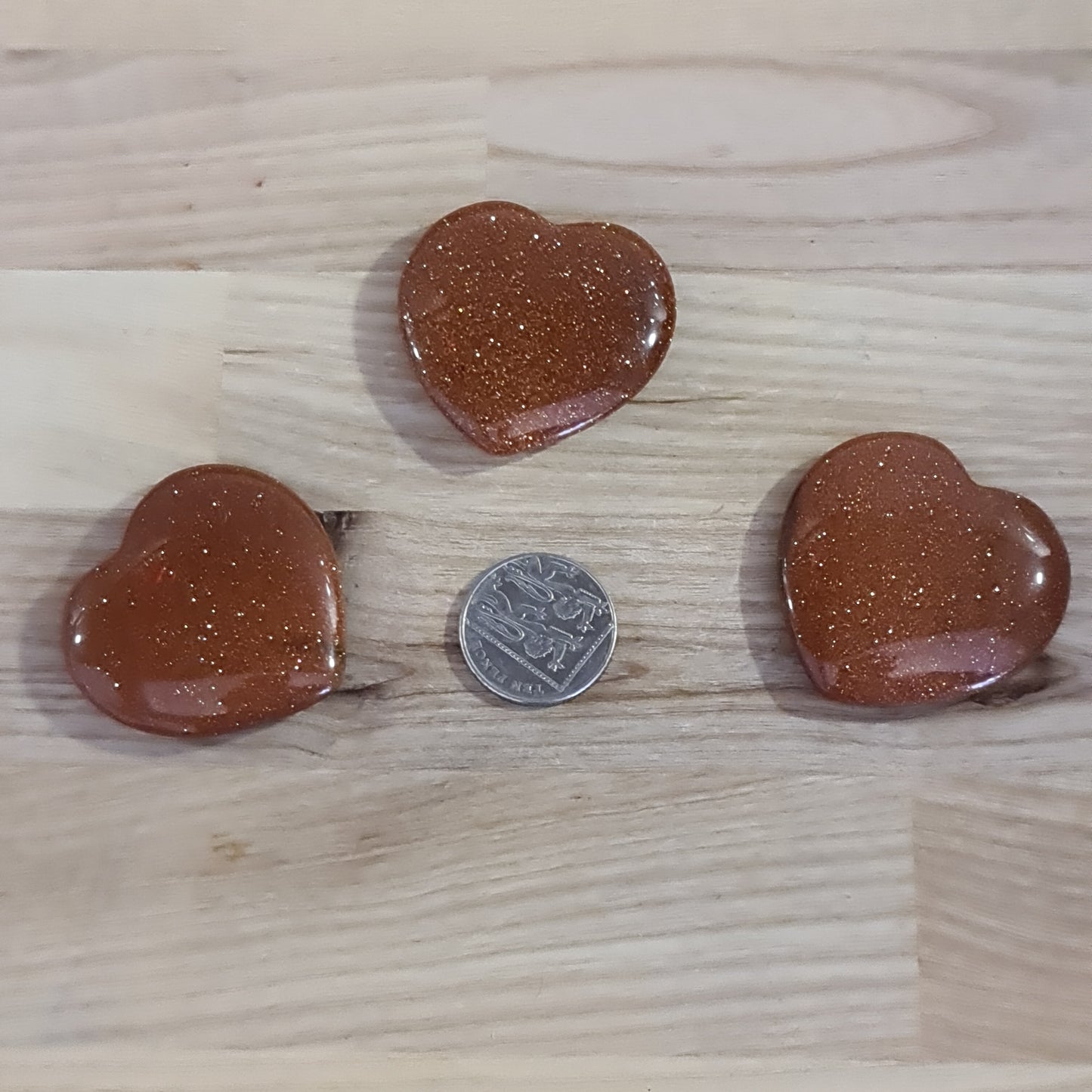 Flat Crystal Hearts