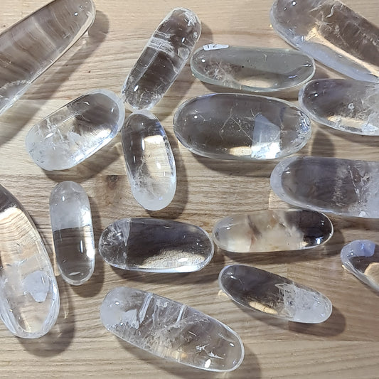 Clear Quartz Mirror Polished Pebbles