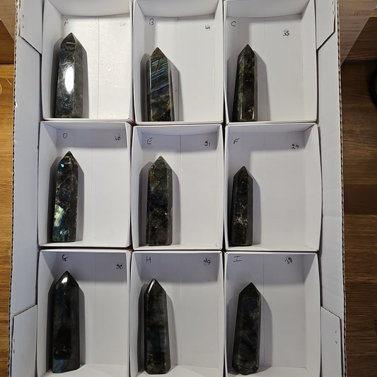 Labradorite Points A Grade