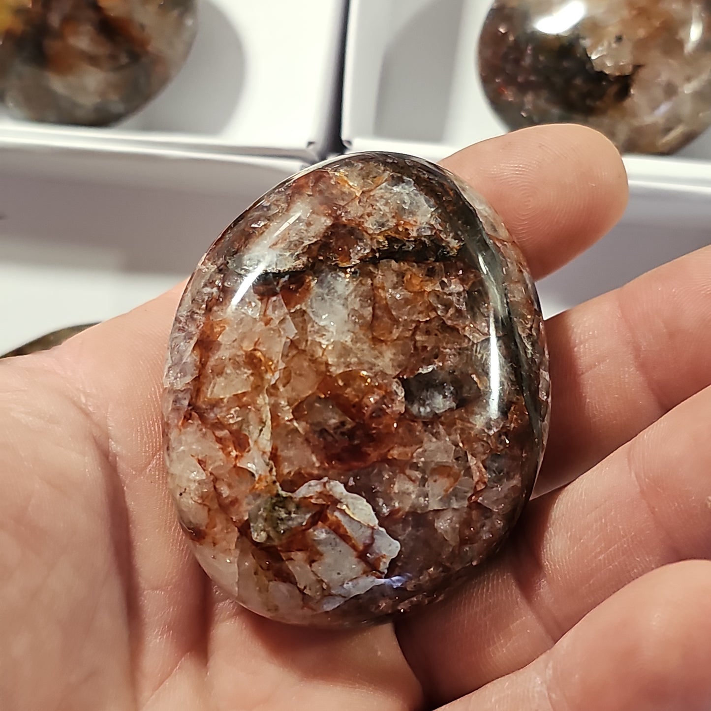 Hematoid Quartz Pebbles