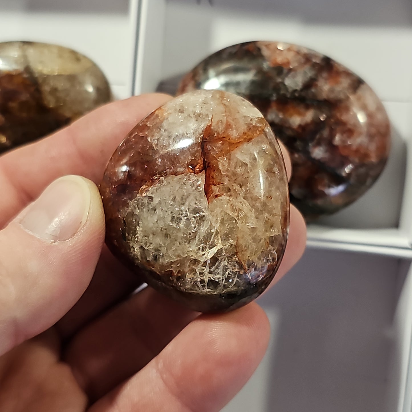Hematoid Quartz Pebbles
