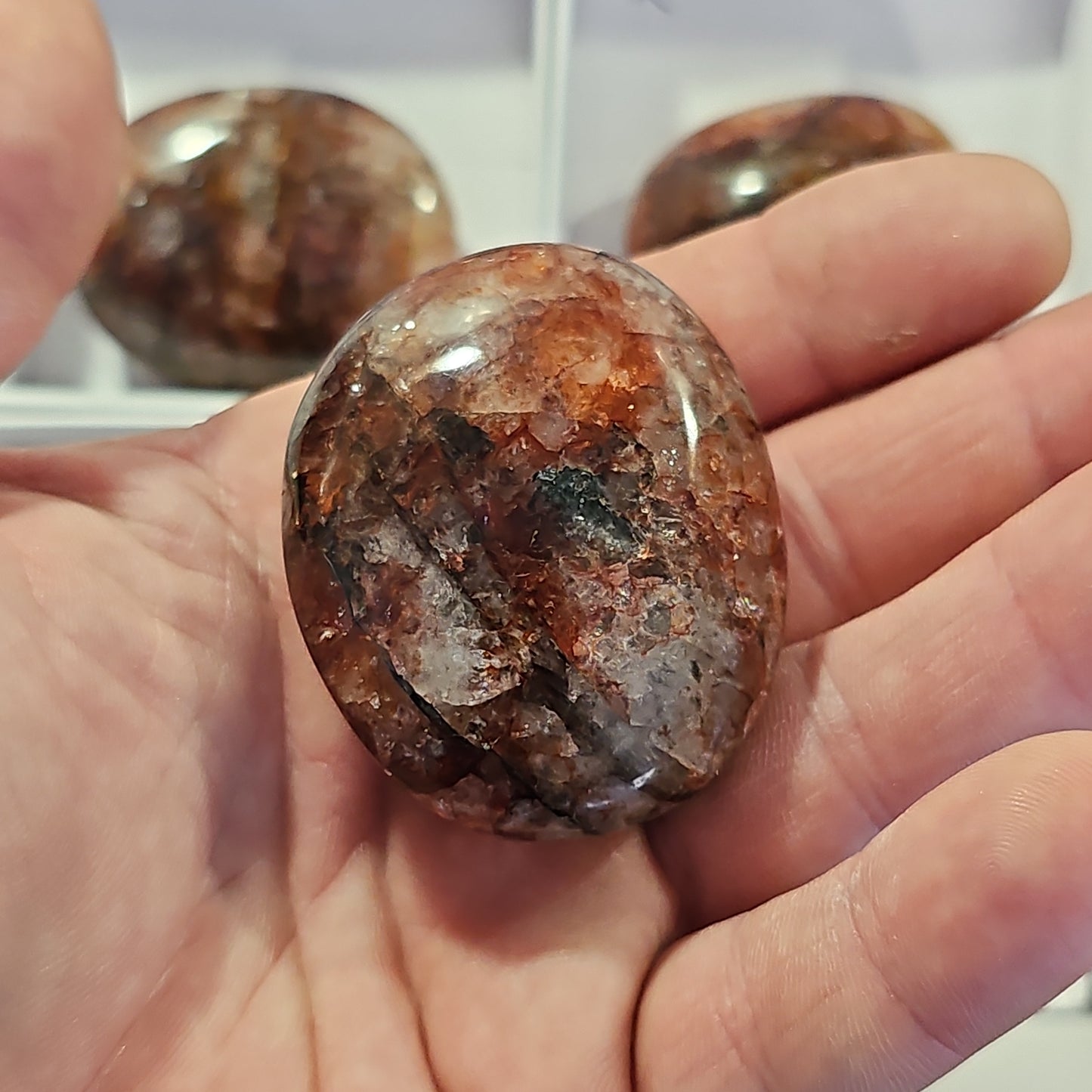 Hematoid Quartz Pebbles