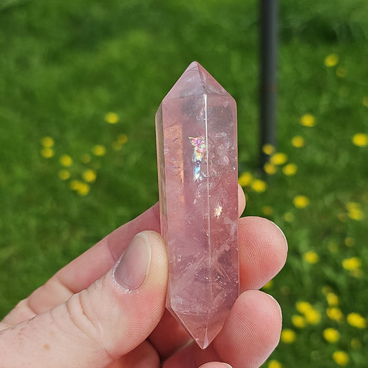 Rose Quartz DTs (Double Terminated Points)