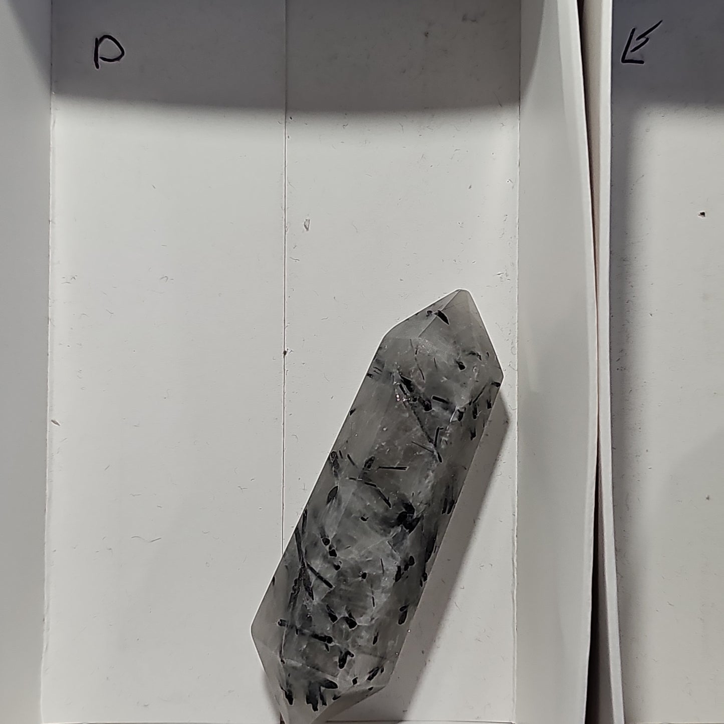 Tourmalinated Quartz DTs (Double Terminated Points)