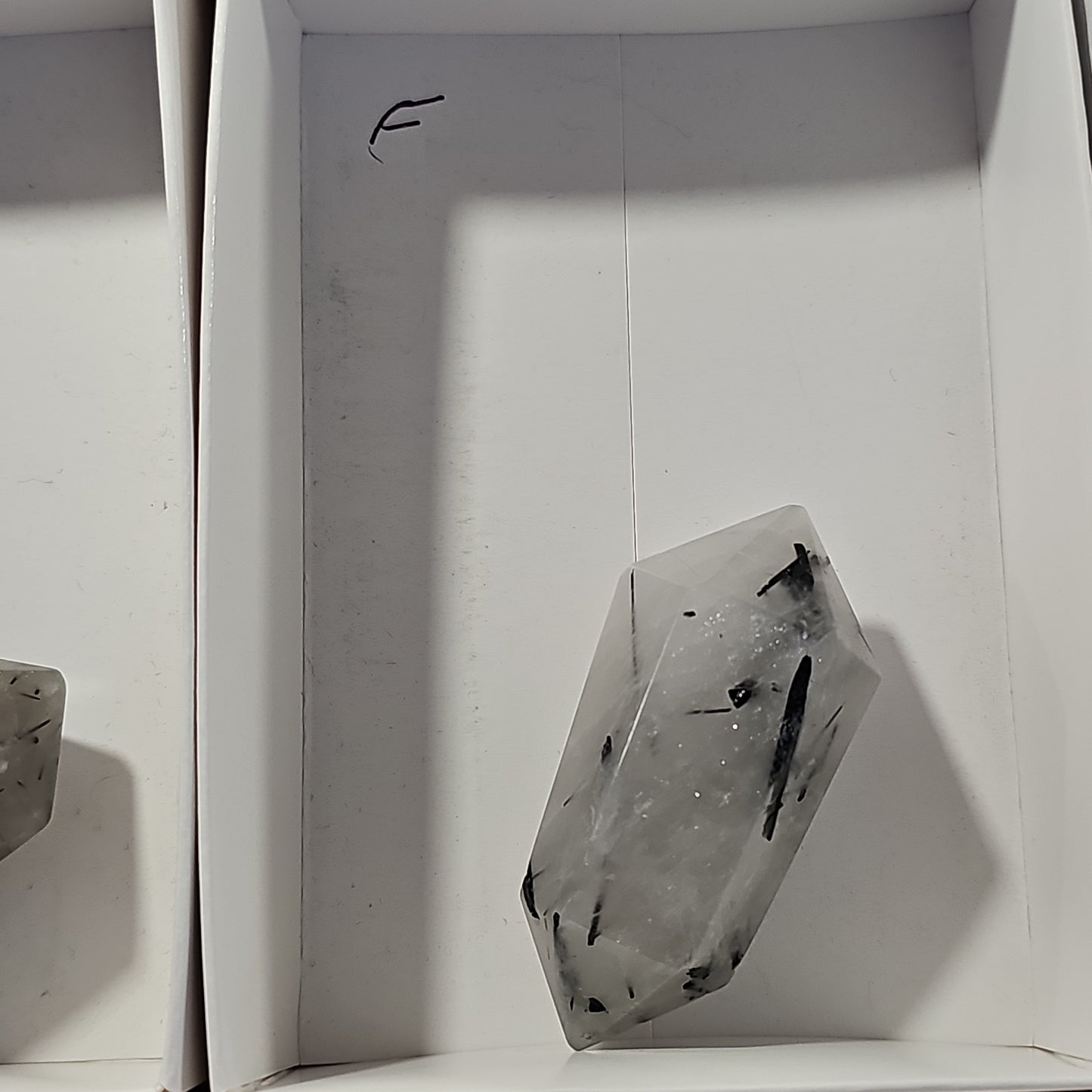 Tourmalinated Quartz DTs (Double Terminated Points)